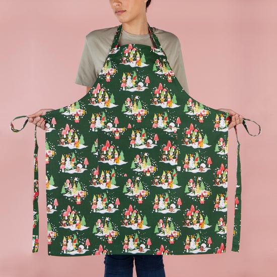 Now Designs Gnome For The Holidays Gift Packaged Apron
