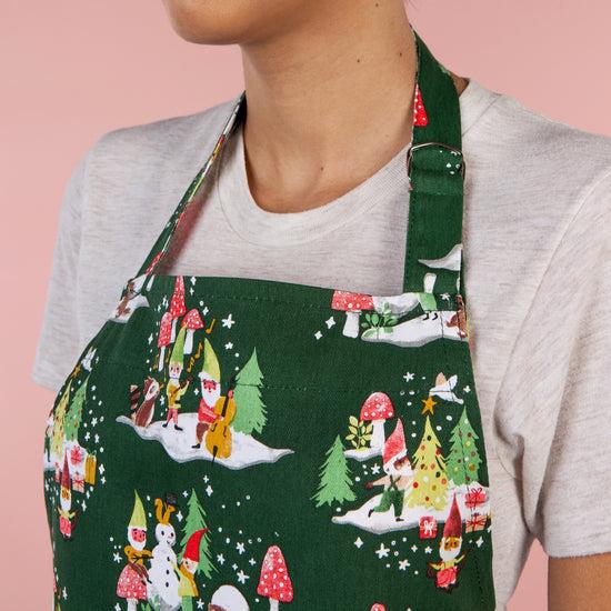 Now Designs Gnome For The Holidays Gift Packaged Apron