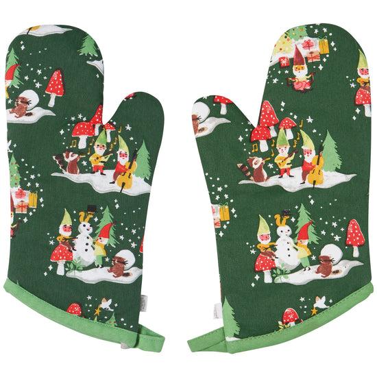 now designs Gnome For The Holidays Oven Mitt Set of 2