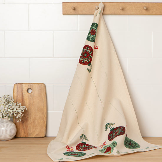 Now Designs Good Tidings Christmas Printed Dishtowel