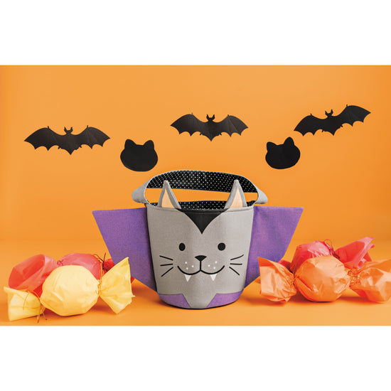 Now Designs Hallows' Eve Count Catula Candy Halloween Bucket