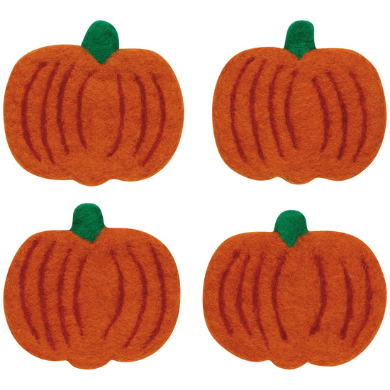 now designs Hallows' Eve Halloween Felt Wool Coaster Set of 4