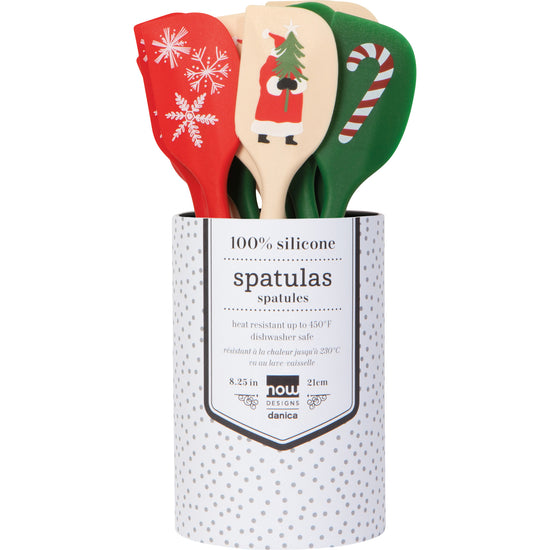 now designs Holiday Cheer Christmas Spatula Counter Display Unit Set of 18 Assorte