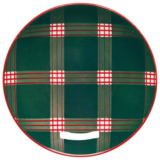 Now Designs Holiday Plaid Appetizer Plates Set Of 4