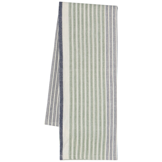 Now Designs Jade Green Array Stripe Dishtowel Set Of 2