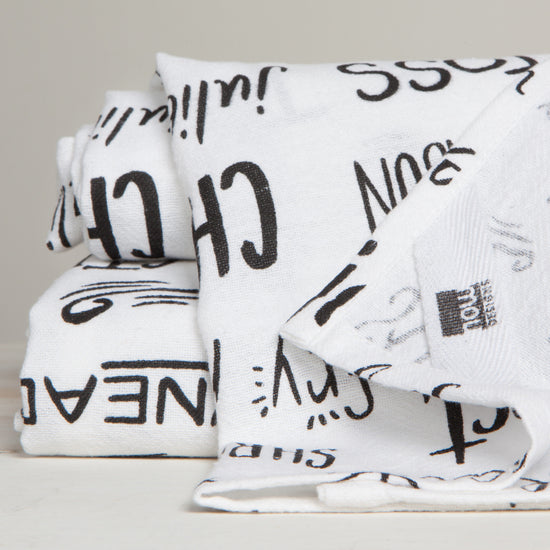 Now Designs Kitchen Words Floursack Dish Towels Set Of 2