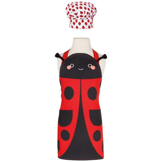 now designs Ladybug Daydream Kid's Apron & Hat Set Set of 2