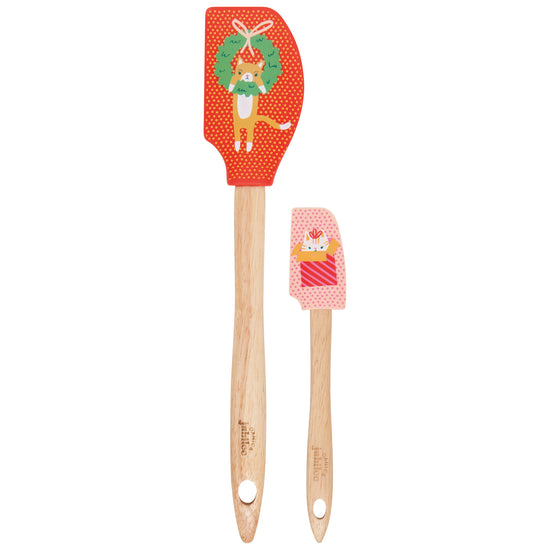 now designs Let it Meow Christmas Silicone Spatulas Set of 2