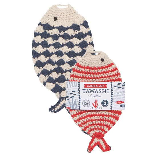 now designs Little Fish Wash-A-Lot Tawashis Set of 2