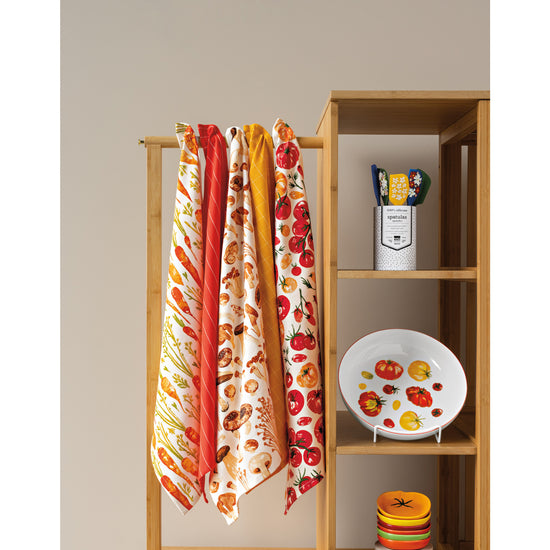 Now Designs Locally Grown Dishtowel Counter Display Unit Set Of 20 Assorted