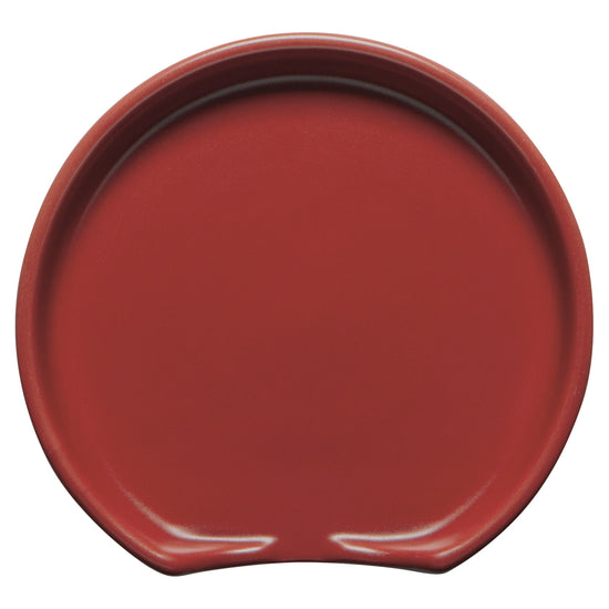 now designs Matte Finish Carmine Red Stoneware Spoon Rest