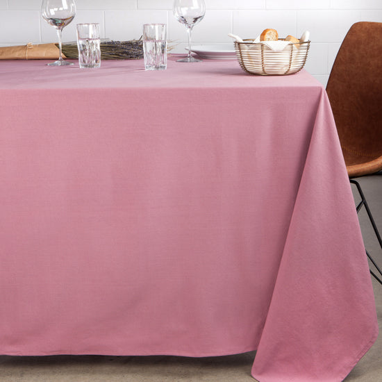 Now Designs Mauve Spectrum Cotton Tablecloth 60 X 90 Inch
