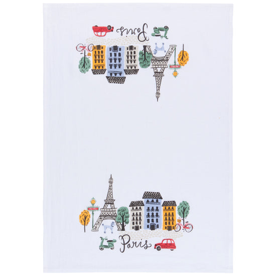 Now Designs Meet Me In Paris Bakers Floursack Dishtowel Set Of 3
