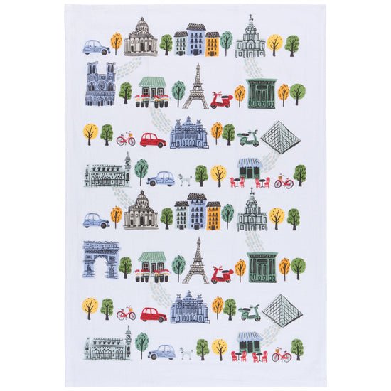 Now Designs Meet Me In Paris Bakers Floursack Dishtowel Set Of 3