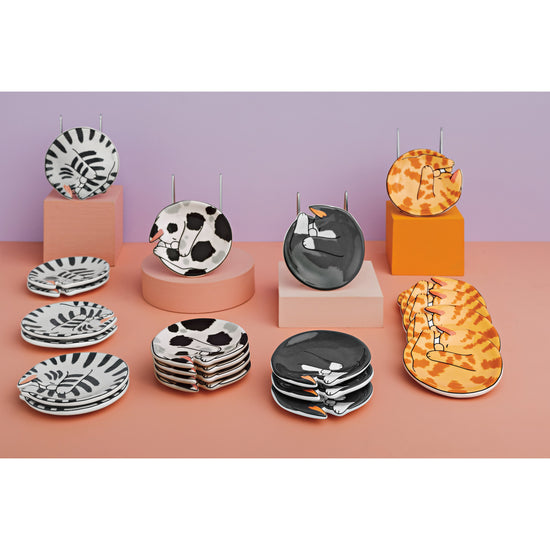 Now Designs Meow & Furever Trinket Tray Pack Set Of 24 Assorted