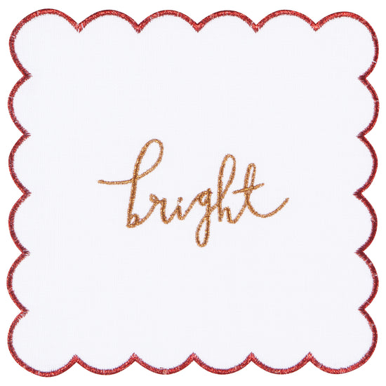 Now Designs Merry Everything Cocktail Napkins Set Of 4