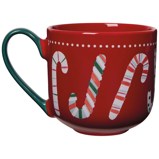 Now Designs Merry Mints Christmas Mug And Dishtowel Set