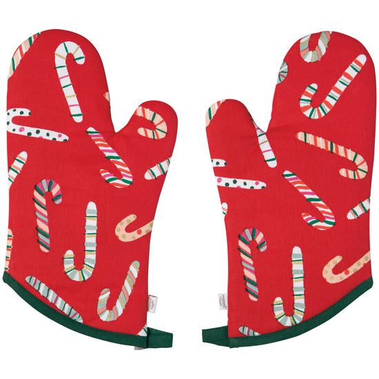 now designs Merry Mints Christmas Oven Mitts Set of 2