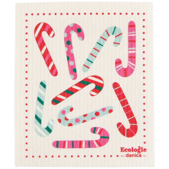 now designs Merry Mints Christmas Swedish Dishcloth