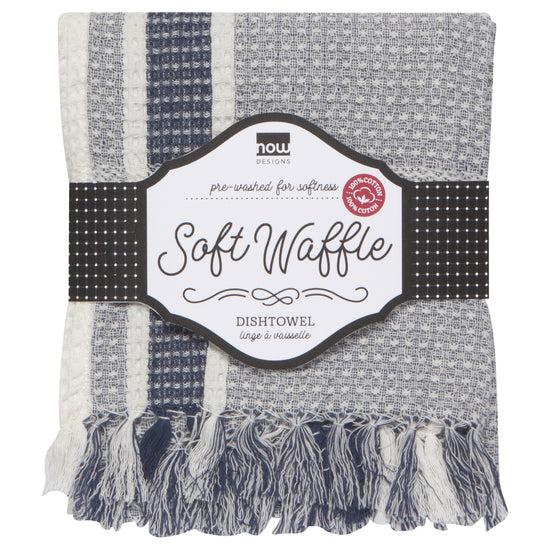 Now Designs Midnight Heirloom Soft Waffle Dishtowel