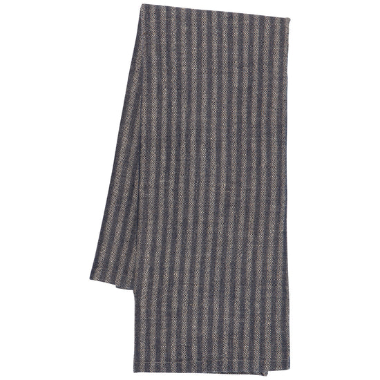 Now Designs Midnight Stripe Linen And Cotton Dishtowel