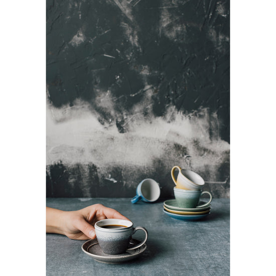 Now Designs Mineral Espresso Cups And Saucers Set Of 4