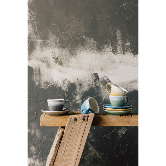 Now Designs Mineral Espresso Cups And Saucers Set Of 4