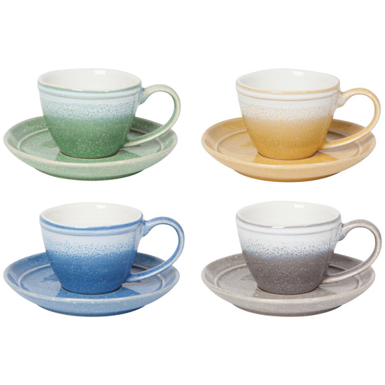 now designs Mineral Espresso Cups and Saucers Set of 4