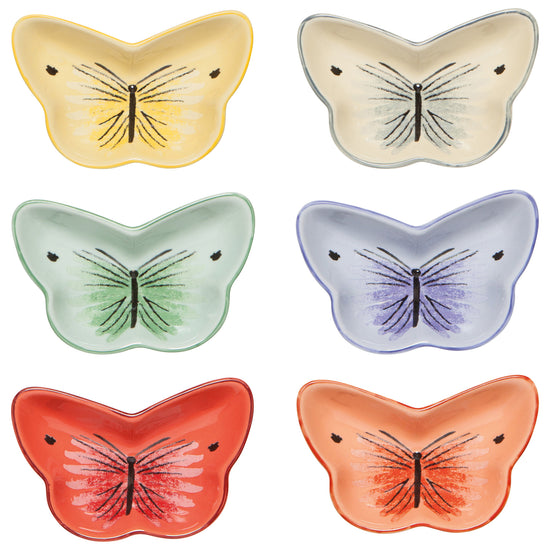 now designs Morning Meadow Butterfly Shaped Pinch Bowl Set of 6