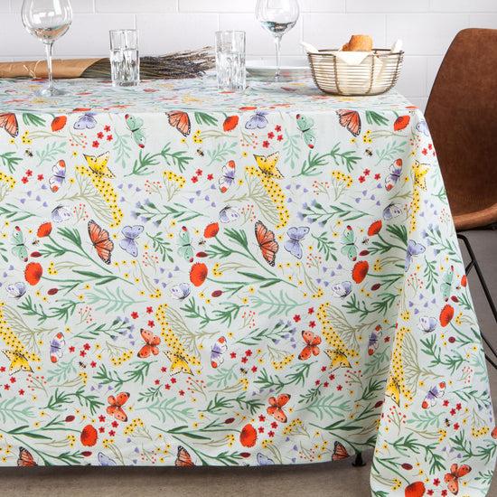 Now Designs Morning Meadow Printed Tablecloth Square 60x60