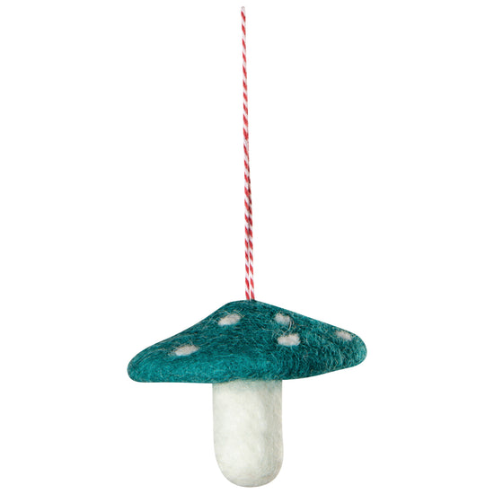 Now Designs Mushroom Gems Felt Christmas Tree Ornaments - 4 Assorted Styles