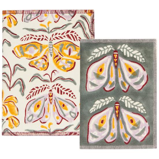 now designs Nocturna Block Print Notebooks Set of 2