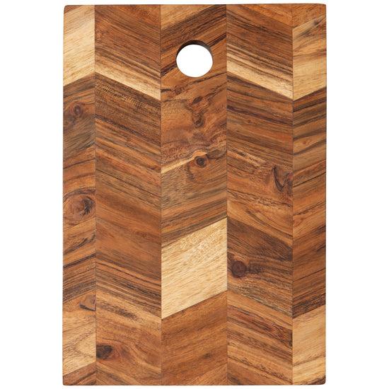 Now Designs Acacia Chevron Serving Board 10 In