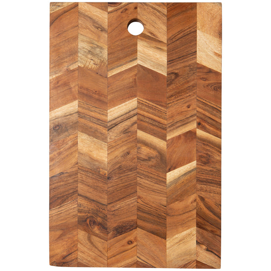 Now Designs Acacia Chevron Serving Board 15.5 In