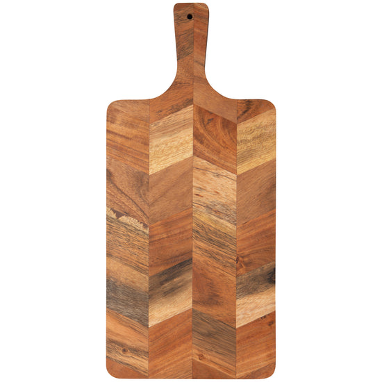 Now Designs Acacia Chevron Serving Board 17 In