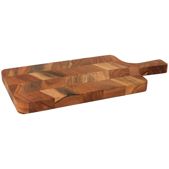 now designs Acacia Chevron Serving Board 17 in