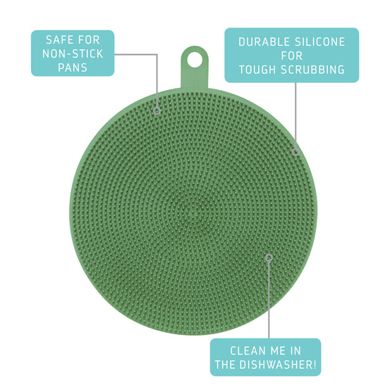 Now Designs Aloe Scrub Bub Silicone Scrubber