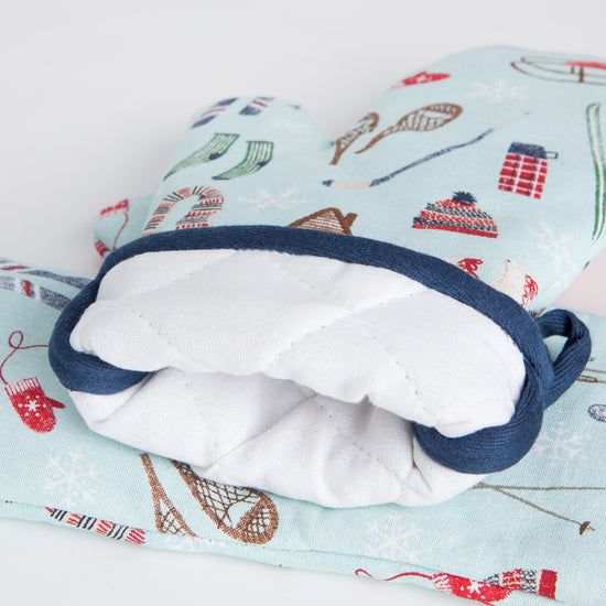 Now Designs Alpine Adventure Spruce Oven Mitt