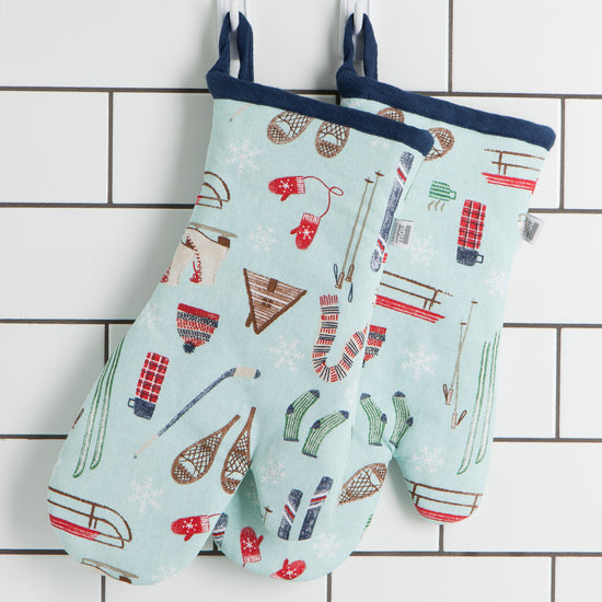 Now Designs Alpine Adventure Spruce Oven Mitt