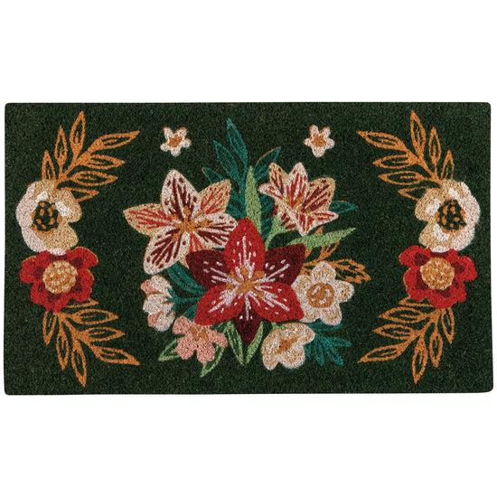 now designs Amaryllis Christmas Doormat