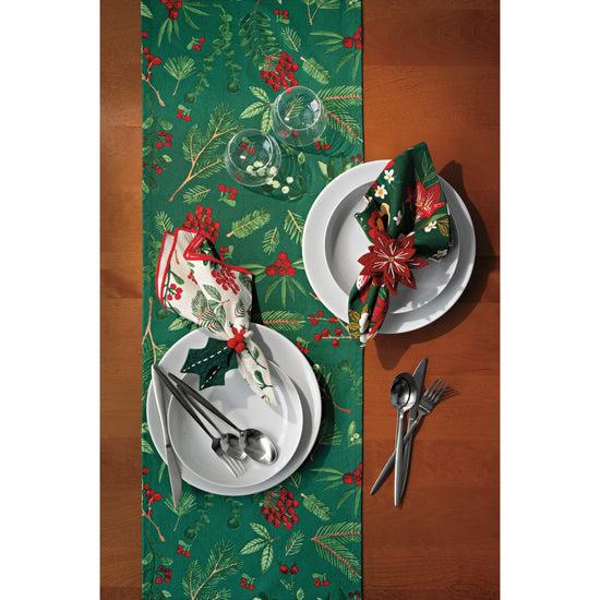 Now Designs Amaryllis Christmas Napkin Set Of 4