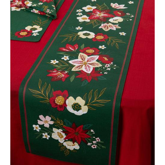 Now Designs Amaryllis Christmas Runner