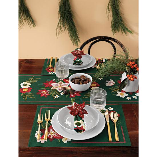 Now Designs Amaryllis Christmas Runner