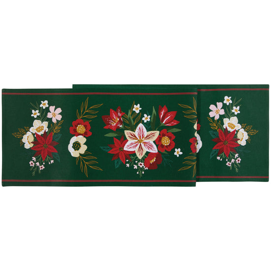 now designs Amaryllis Christmas Runner
