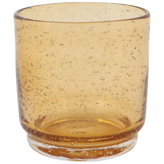 now designs Amber Short Bubbled Tumbler