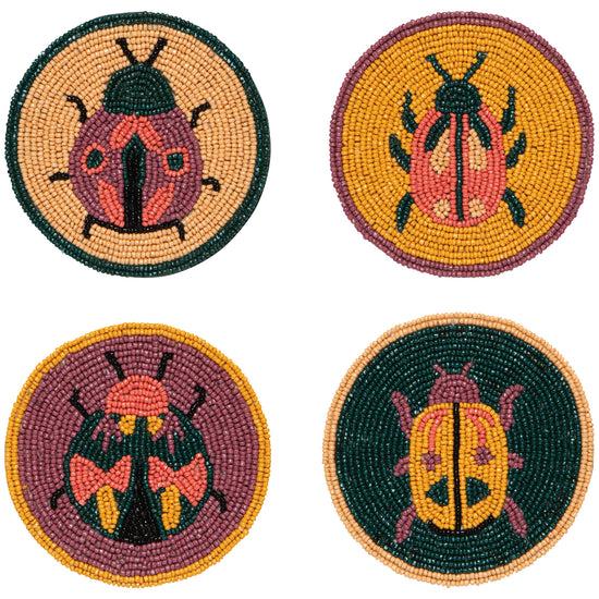 now designs Amulet Beaded Coasters Set of 4