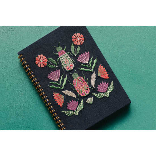 Now Designs Amulet Ring Bound Embroidered Notebook