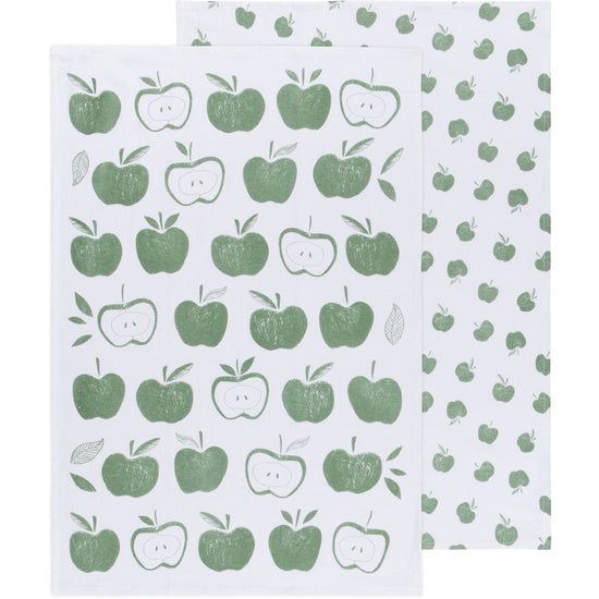 now designs Apples Floursack Dish Towels Set of 2