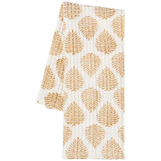 Now Designs Arbor Block Print Waffle Dishtowel