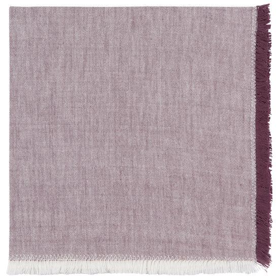 Now Designs Ash Plum Chambray Napkins Set Of 4